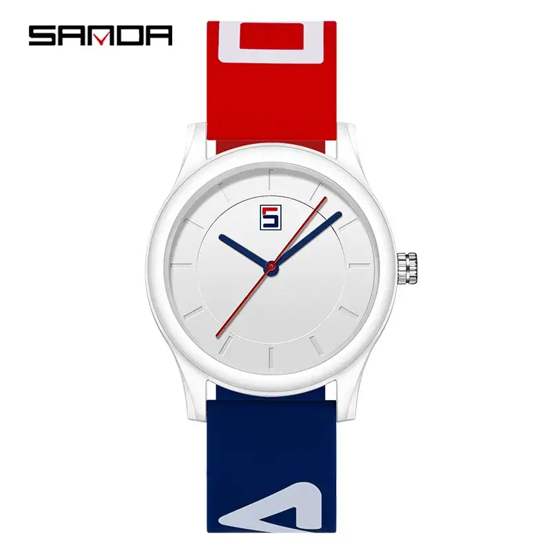 Waterproof Silicone Strap Watch for Men Women Sporty Student - Image 9
