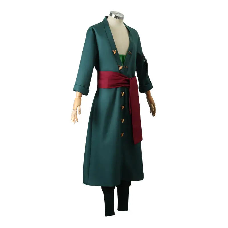 Zoro Wano Children's Green Belt Cosplay Dress - Image 3