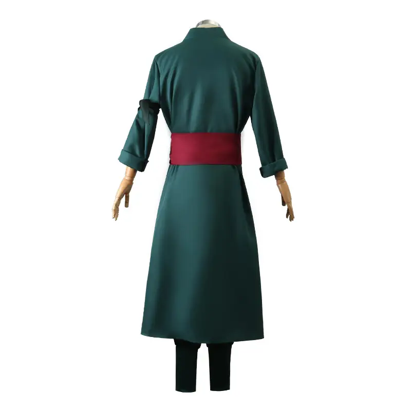 Zoro Wano Children's Green Belt Cosplay Dress - Image 4
