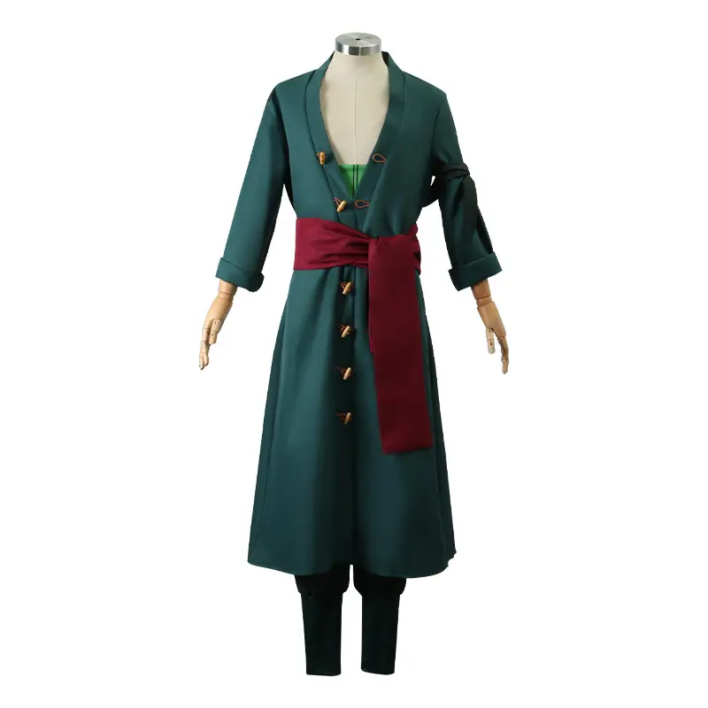 Zoro Wano Children's Green Belt Cosplay Dress - Image 6