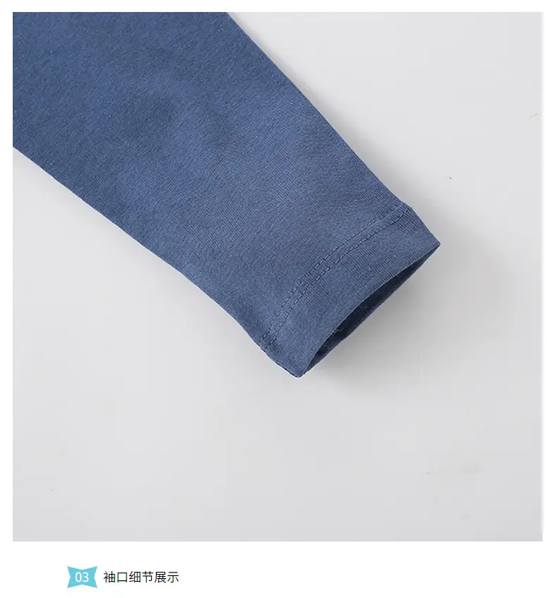Blue Printed Long Sleeve T-Shirt for Boys — feature 8