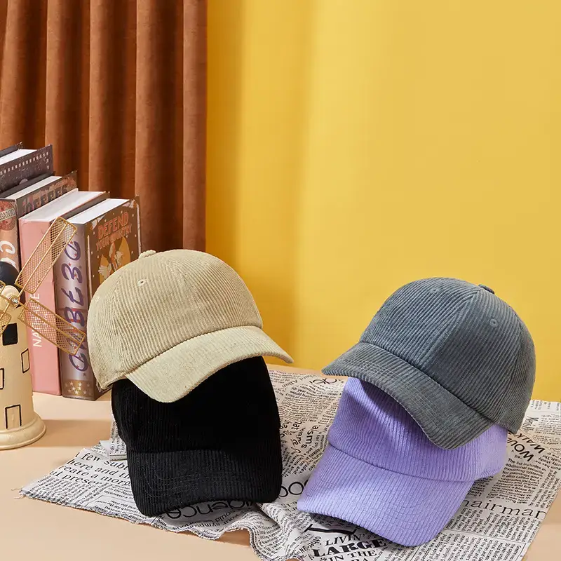 Korean Corduroy Baseball Cap Women Sun Protection - Image 10