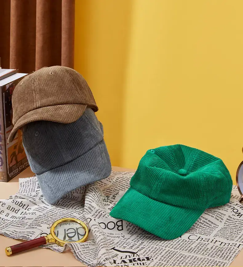 Korean Corduroy Baseball Cap Women Sun Protection — feature 10