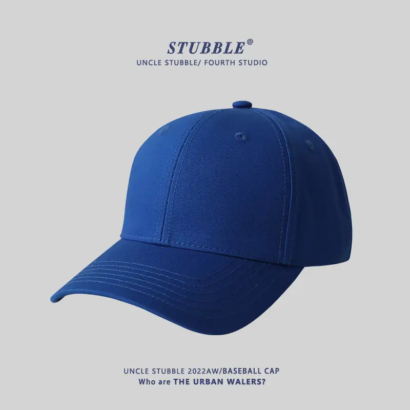 Brown Baseball Cap for Boys Girls Hard Top Peaked - Image 10
