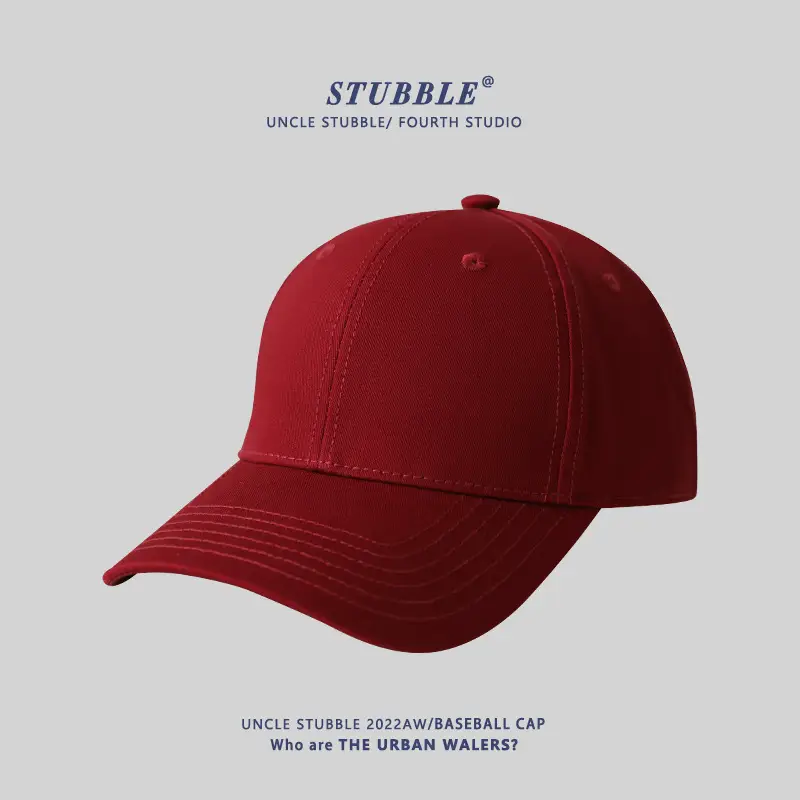 Brown Baseball Cap for Boys Girls Hard Top Peaked - Image 12