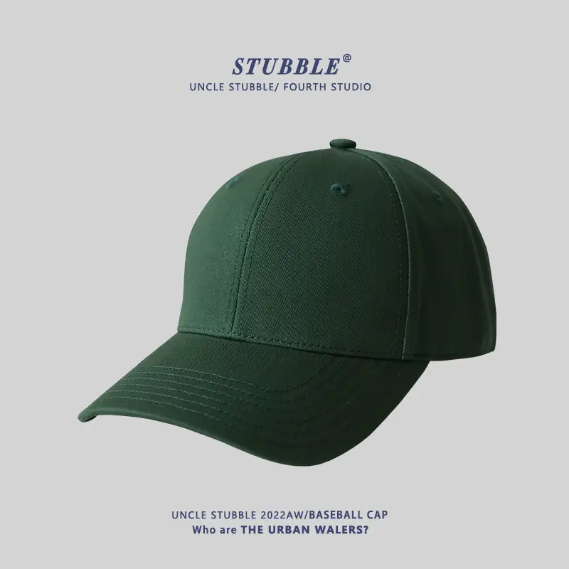 Brown Baseball Cap for Boys Girls Hard Top Peaked - Image 13