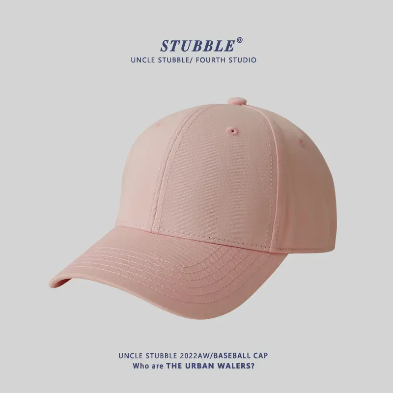 Brown Baseball Cap for Boys Girls Hard Top Peaked - Image 7