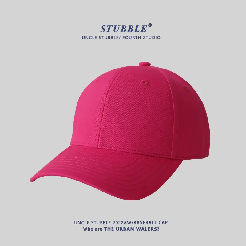 Brown Baseball Cap for Boys Girls Hard Top Peaked - Image 8