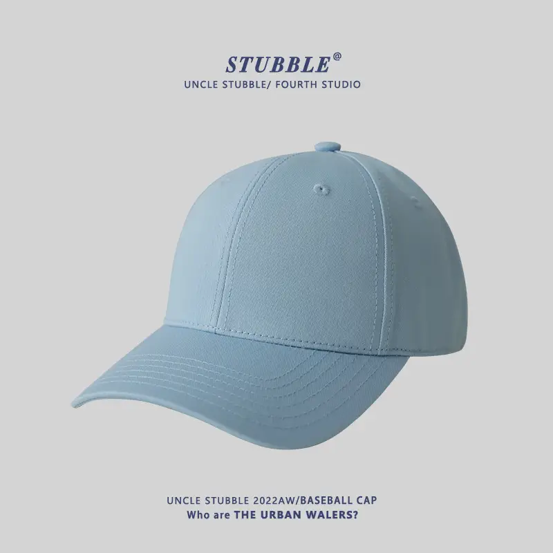Brown Baseball Cap for Boys Girls Hard Top Peaked - Image 9