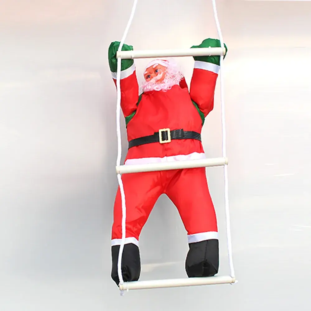 Cross Border Santa Climbing Rope Doll Christmas Decor