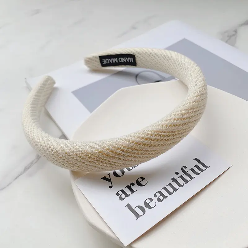 Japanese & Korean Waffle Hairbands Sweet Fashion Sponge Headbands - Image 9
