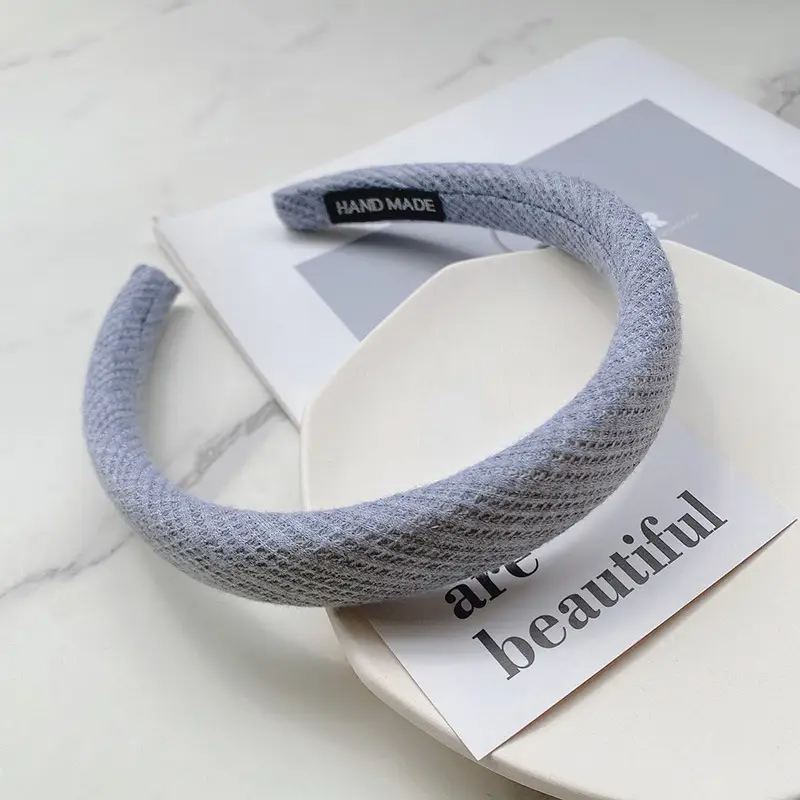 Japanese & Korean Waffle Hairbands Sweet Fashion Sponge Headbands - Image 3