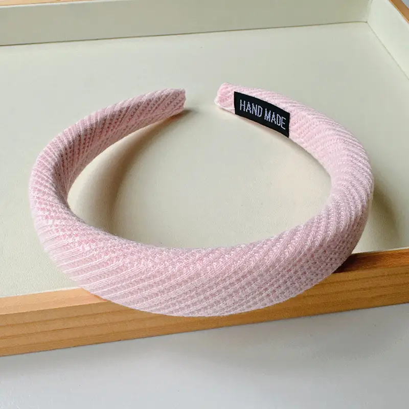 Japanese & Korean Waffle Hairbands Sweet Fashion Sponge Headbands - Image 6