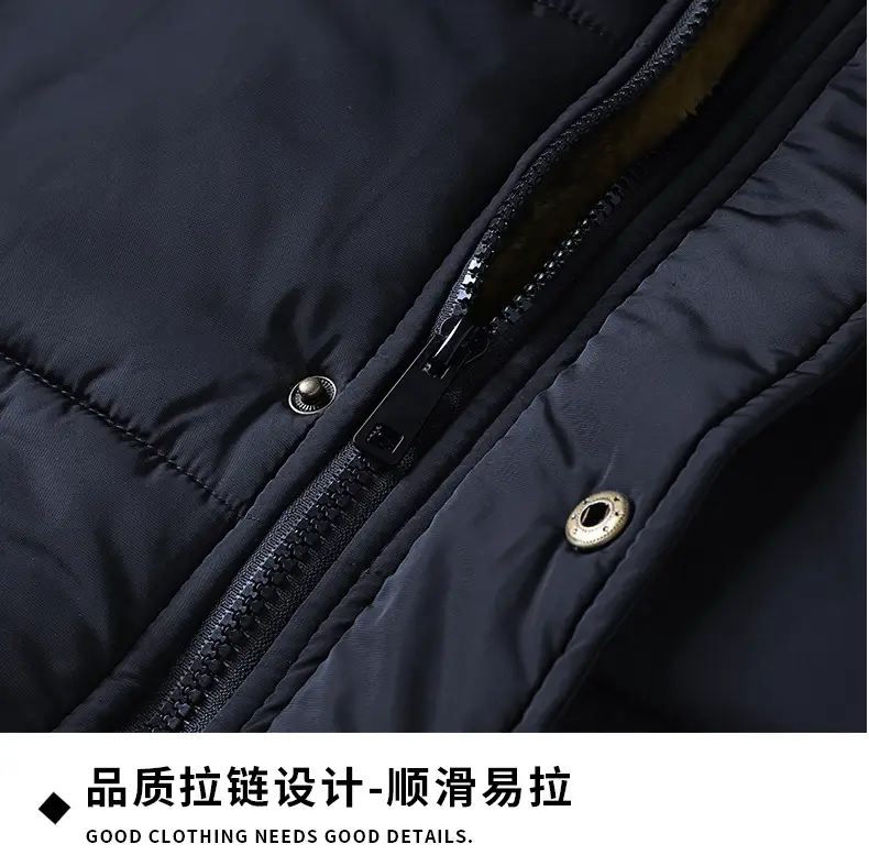 Men's Grey Velvet Warm Pants Thickened Warm — feature 25
