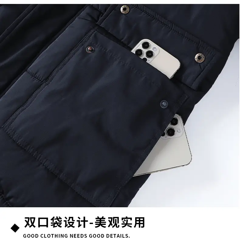 Men's Grey Velvet Warm Pants Thickened Warm — feature 27