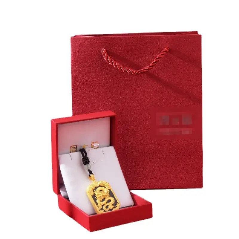 Gold Inlaid Hetian Jade Pendant for Men - Image 7