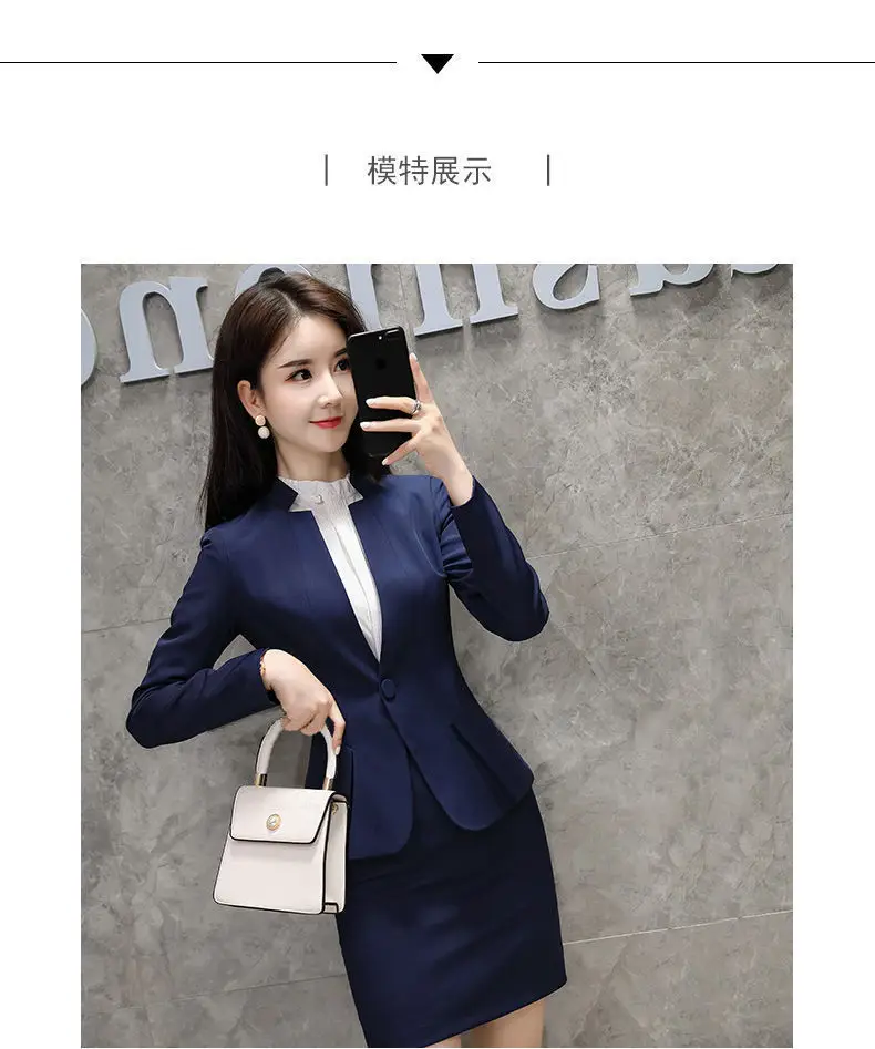 Women Business Suit Korean Style Autumn Three-Piece Set — feature 12