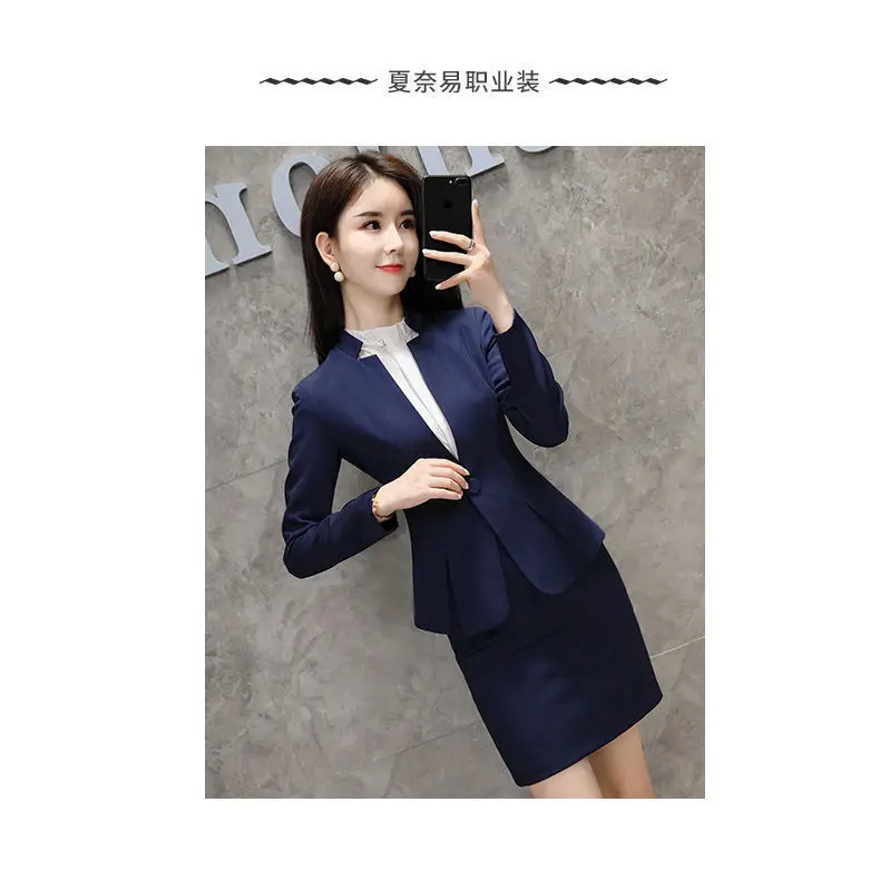Women Business Suit Korean Style Autumn Three-Piece Set — feature 13