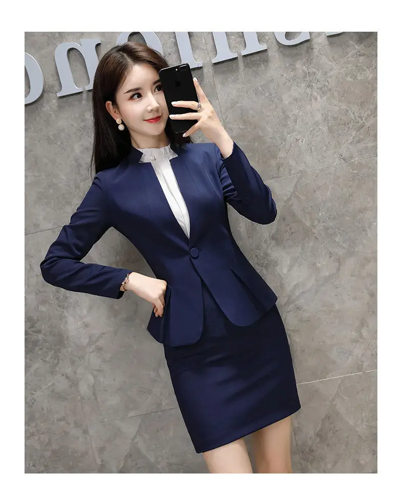 Women Business Suit Korean Style Autumn Three-Piece Set — feature 15