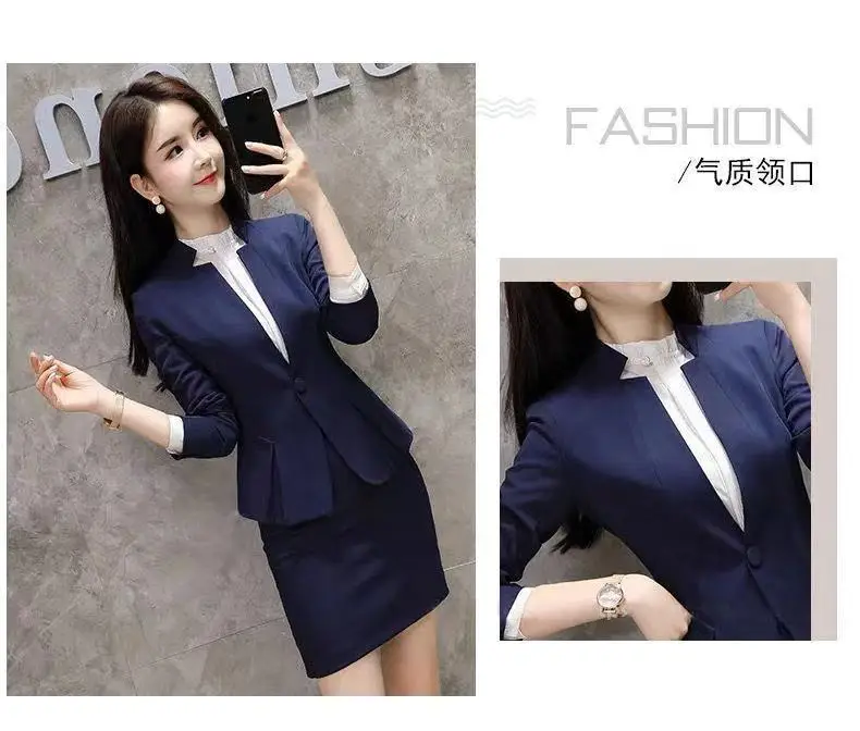 Women Business Suit Korean Style Autumn Three-Piece Set — feature 8