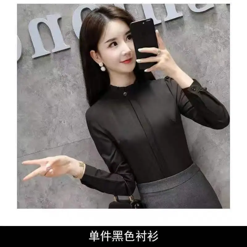 Women Business Suit Korean Style Autumn Three-Piece Set - Image 2