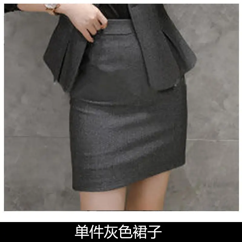 Women Business Suit Korean Style Autumn Three-Piece Set - Image 4