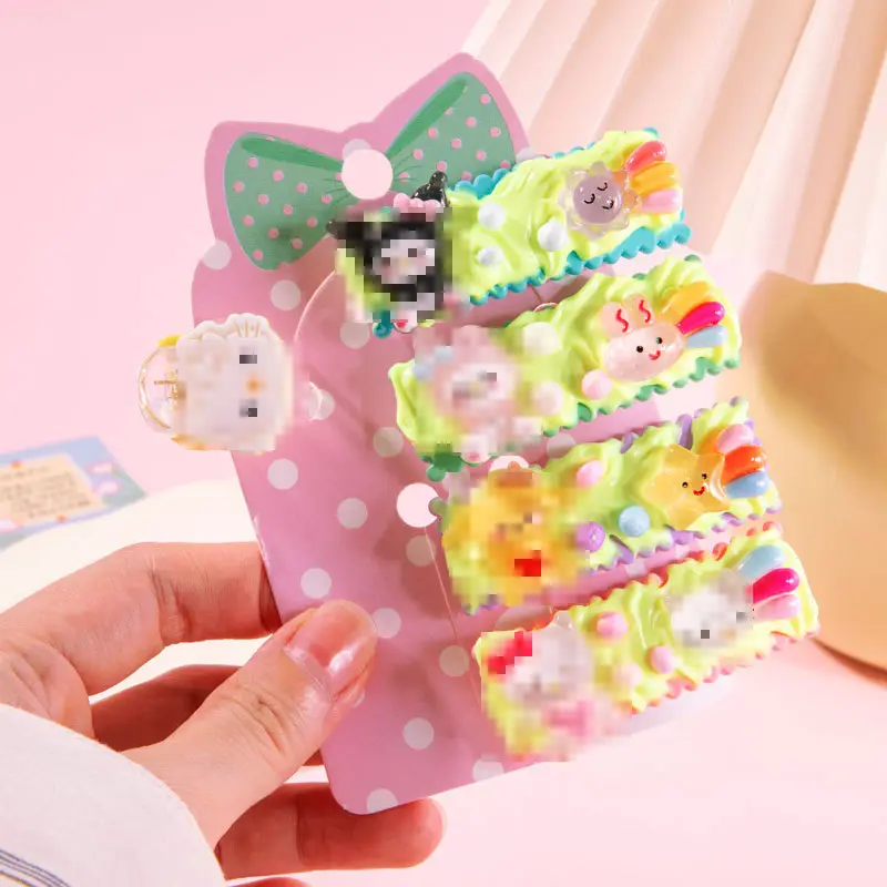 Lemon Yellow-Rainbow Fun Garden Hairpin Material Pack