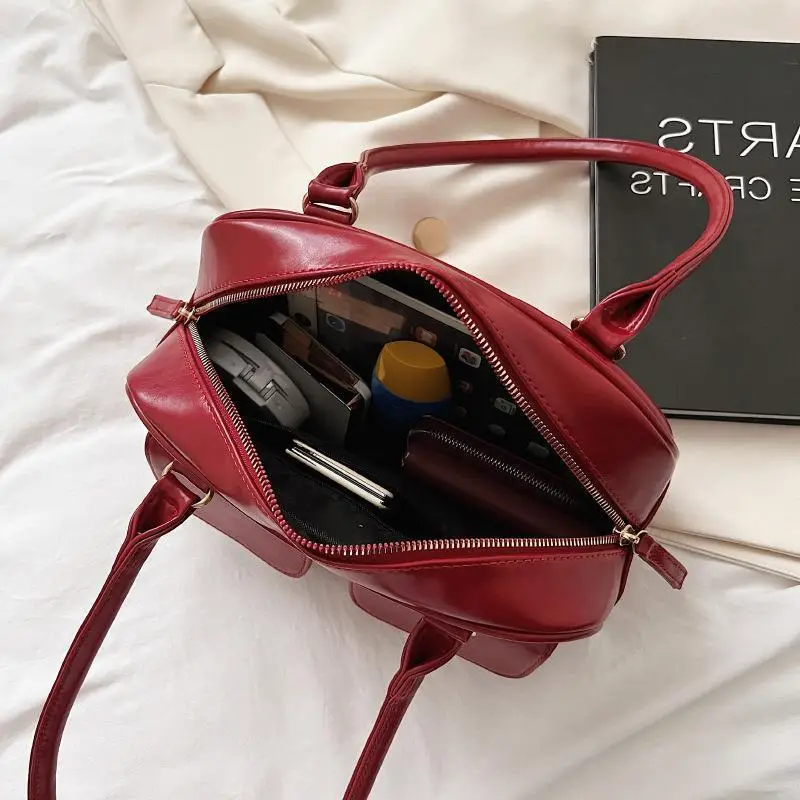 Women's Square Shoulder Bag White 2024 Trend - Image 17