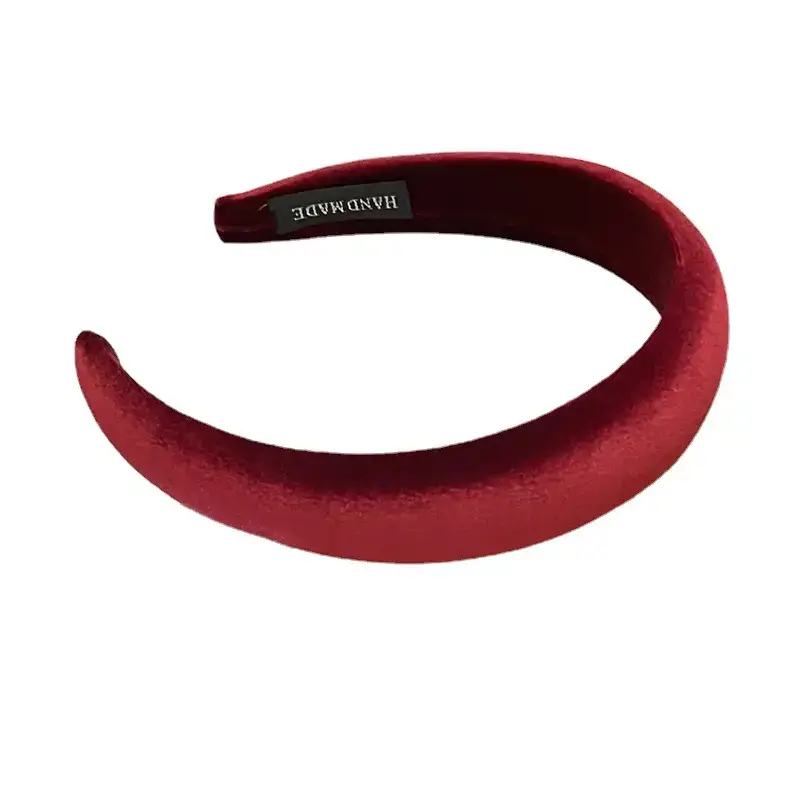 Korean Style Velvet Sponge Headband for Women - Image 7
