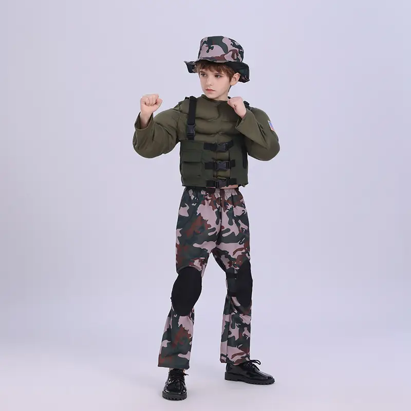 Kids Police Uniform Cosplay Costume Set for Boys — feature 15