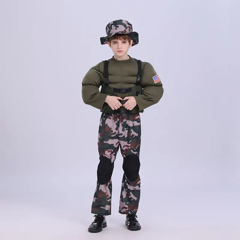 Kids Police Uniform Cosplay Costume Set for Boys — feature 16