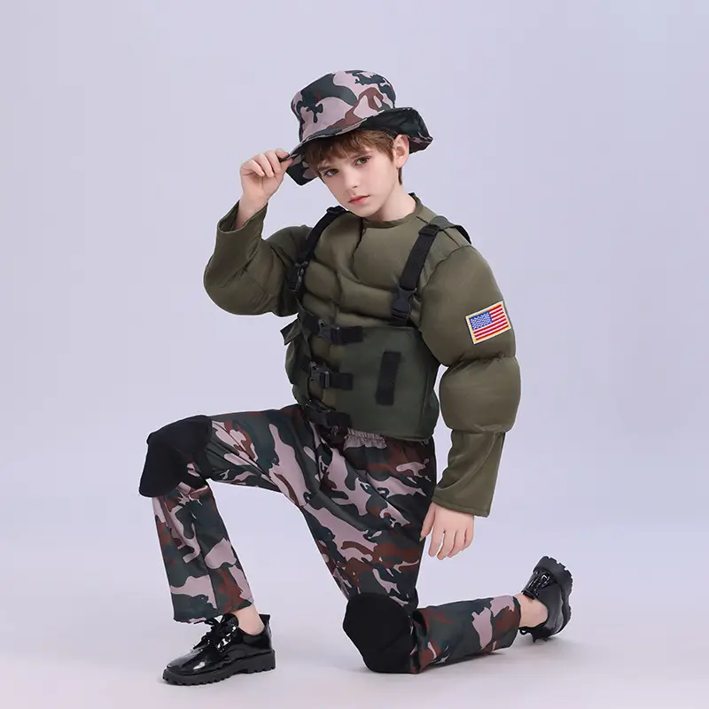Kids Police Uniform Cosplay Costume Set for Boys — feature 20