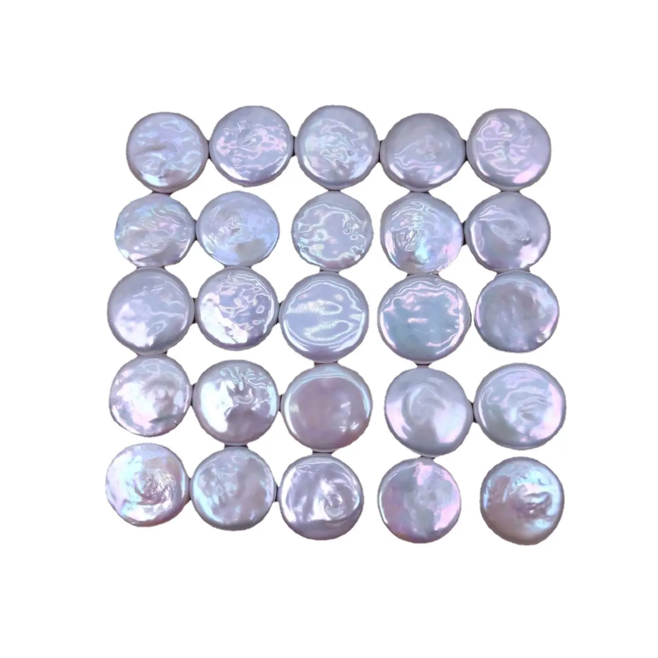 17mm Natural Freshwater Baroque Pearl Buttons for Jewelry - Image 5