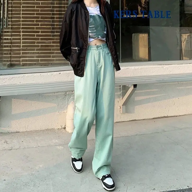 Women White Wide Leg Pants High Waist Casual Autumn Winter - Image 13