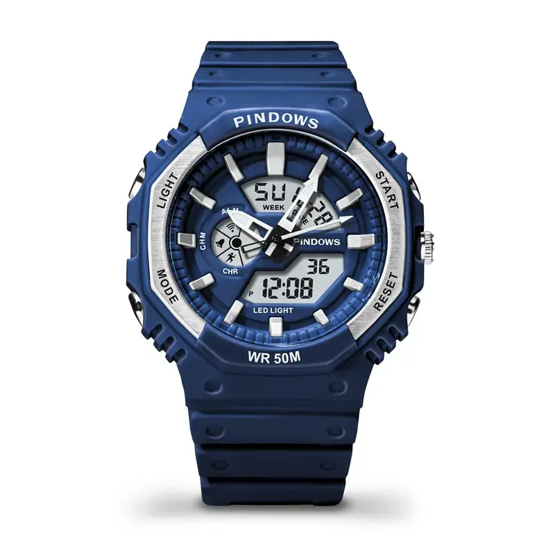 Lilac Waterproof Sports Watch for Men Women - Image 11