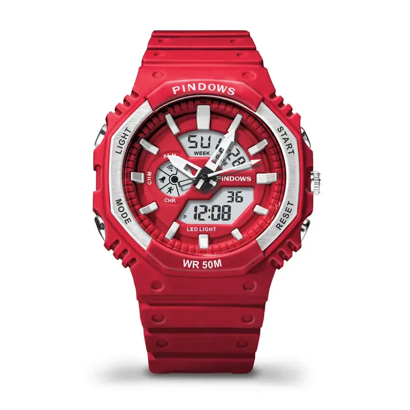 Lilac Waterproof Sports Watch for Men Women - Image 4