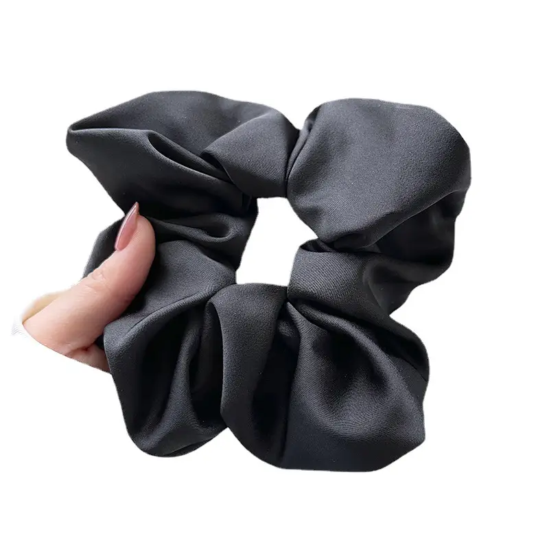 Brown Woven Hair Scrunchie for Women - Image 6