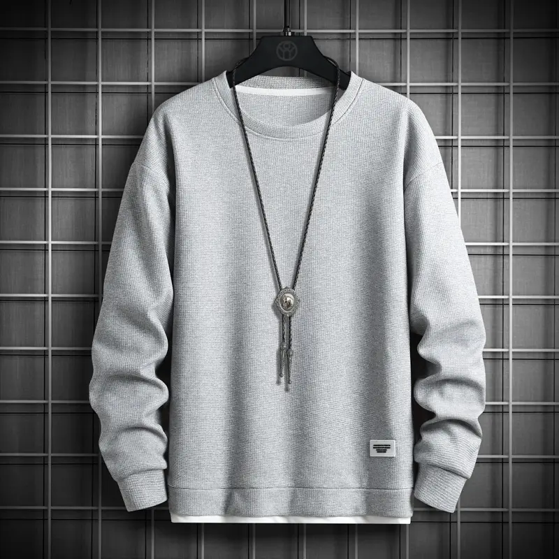 Men Dark Blue Joker Sweatshirt 2022 Round Neck - Image 3