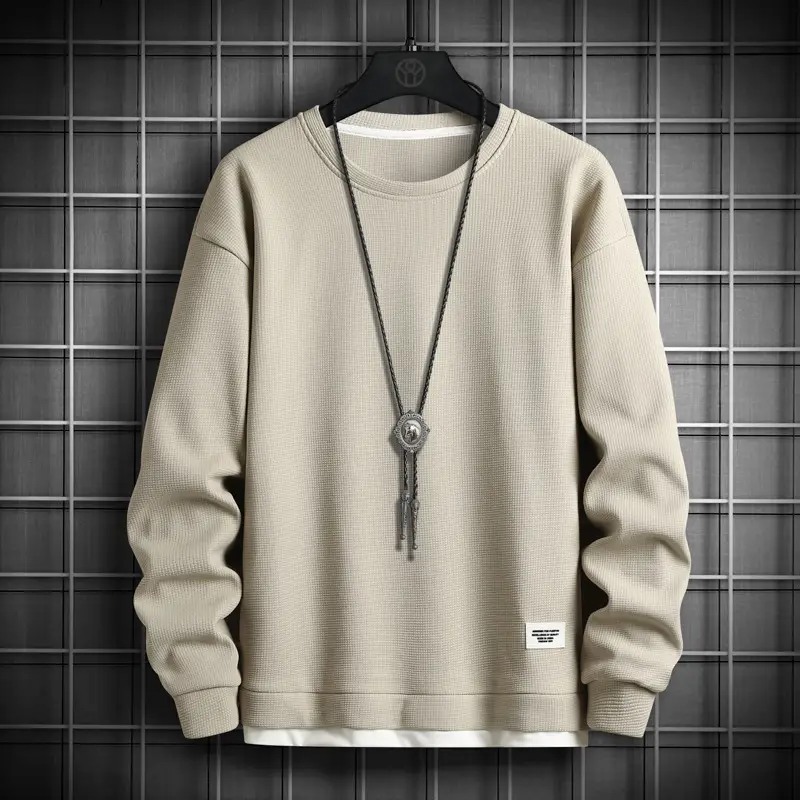 Men Dark Blue Joker Sweatshirt 2022 Round Neck - Image 5