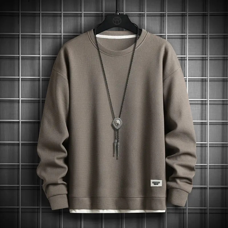Men Dark Blue Joker Sweatshirt 2022 Round Neck - Image 6
