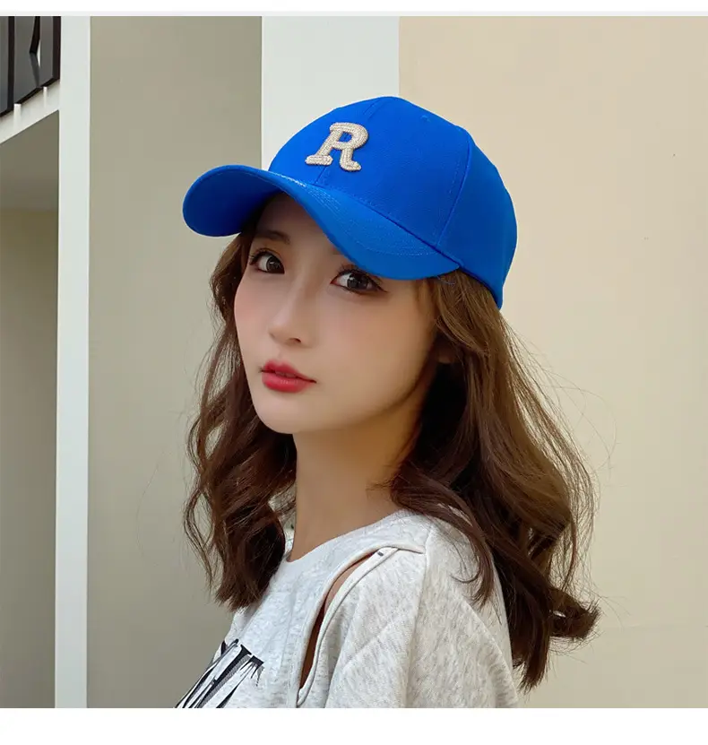 R Letter Gold Embroidered Seiko Cap for Women Men — feature 15