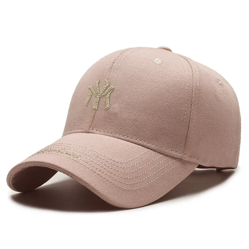 R Letter Gold Embroidered Seiko Cap for Women Men