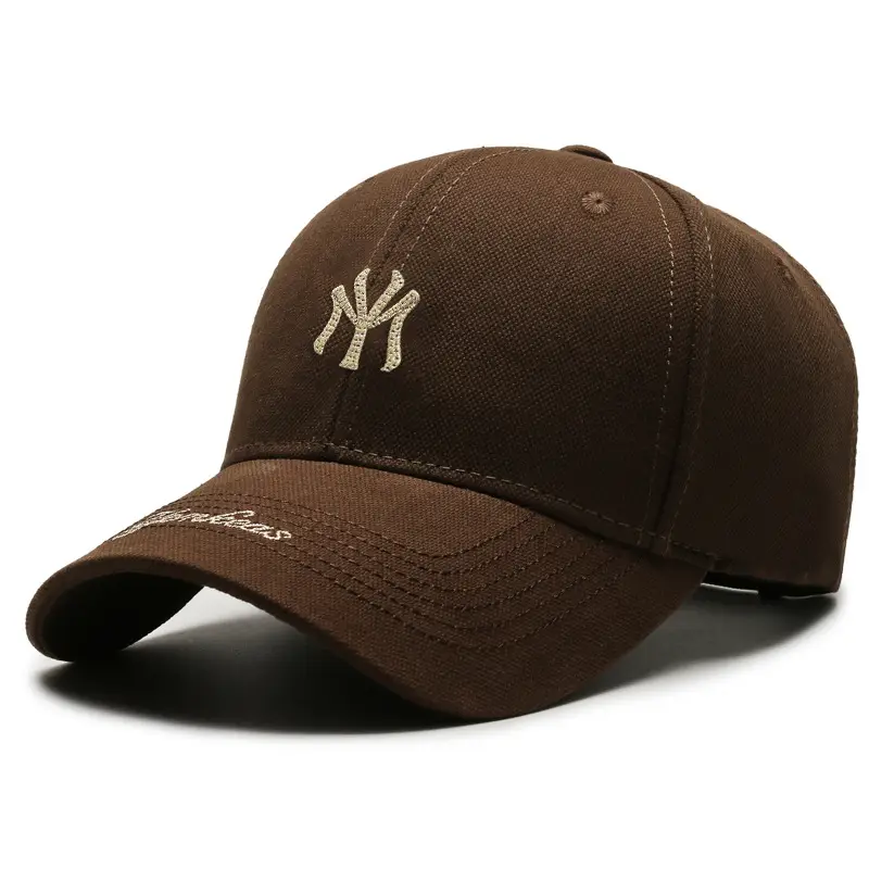 R Letter Gold Embroidered Seiko Cap for Women Men
