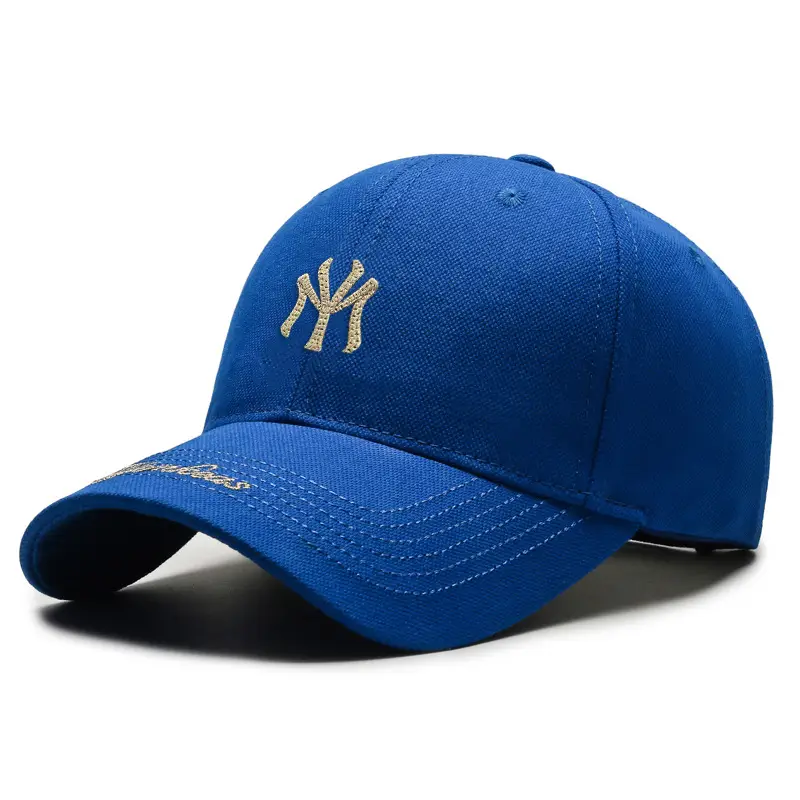 R Letter Gold Embroidered Seiko Cap for Women Men