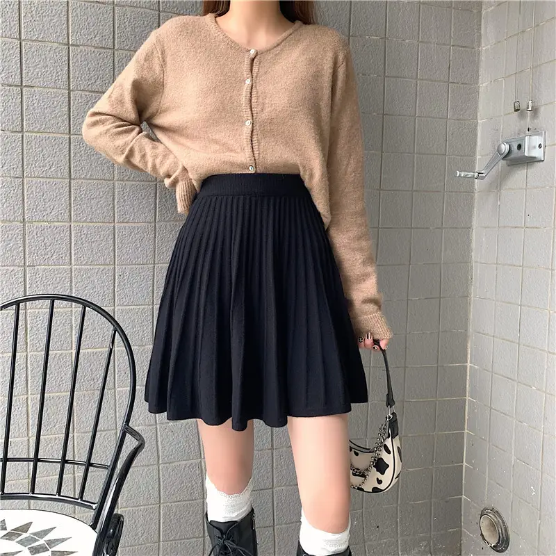2023 Knitted Pleated Skirt Set Women's Autumn Winter — feature 26