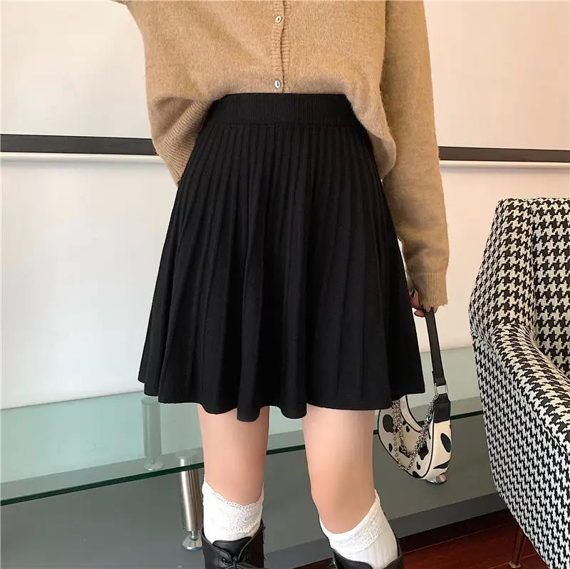 2023 Knitted Pleated Skirt Set Women's Autumn Winter — feature 28