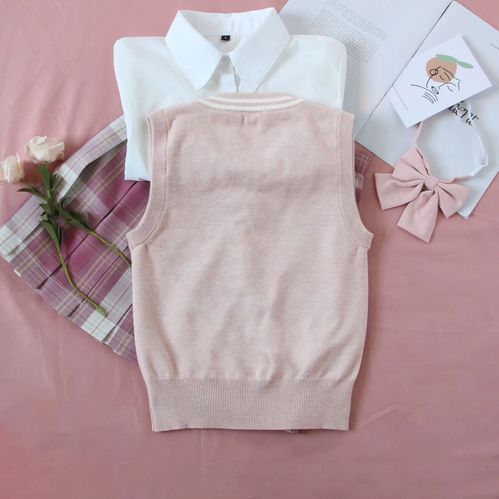 Jiangnan Road Suit Pink Female Small Waist — feature 11