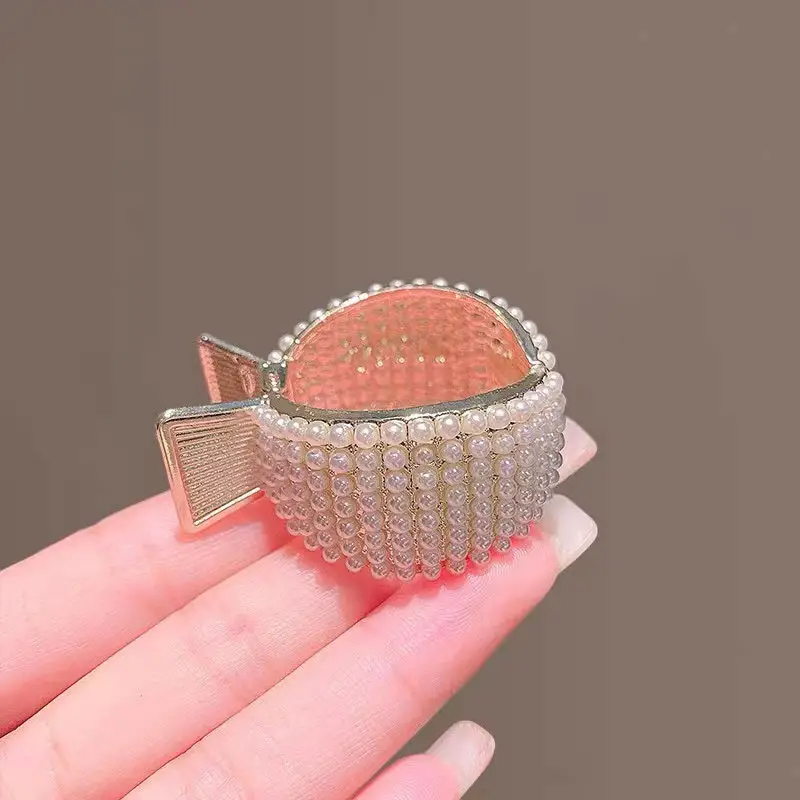 2022 New High Ponytail Grip Clip Net Red Hairpin - Image 3