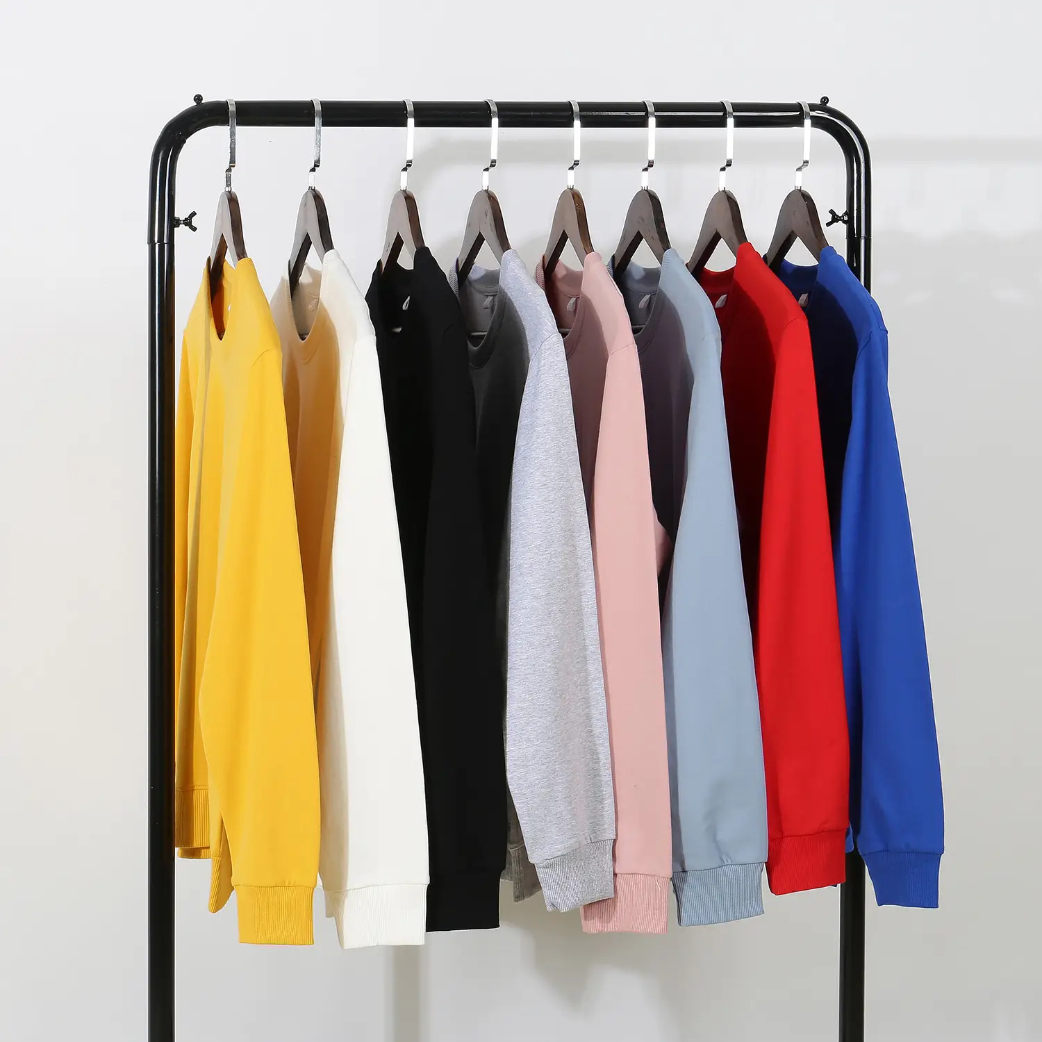 Red Cotton Round Neck Sweatshirt for Men - Image 19