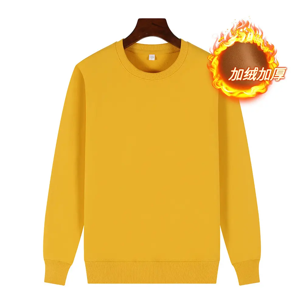 Red Cotton Round Neck Sweatshirt for Men - Image 10